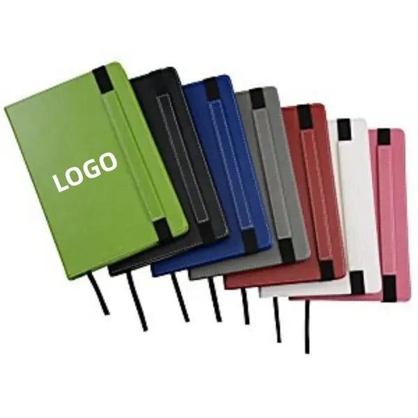 A5 PU Hard Cover Journal With Pen - Debossed