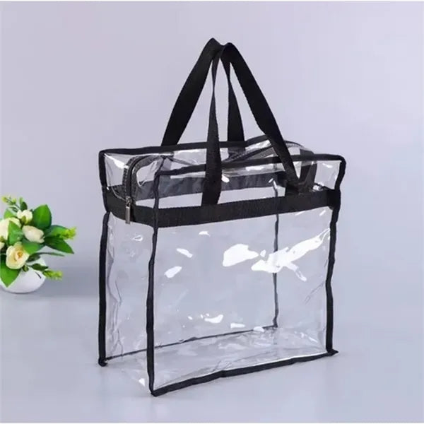 Clear Tote Bag With Zipper
