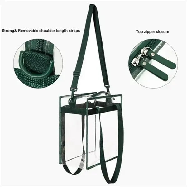 Clear Tote Bag With Zipper