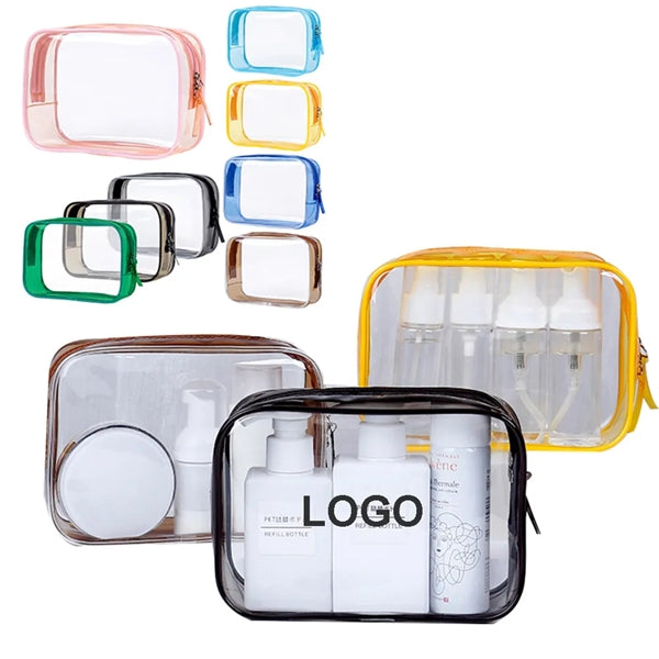 PVC Travel Cosmetic Bag for Women and Men