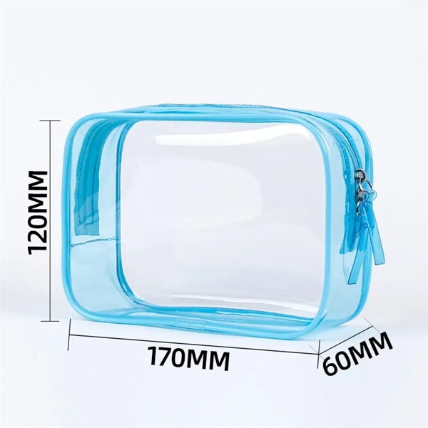 PVC Travel Cosmetic Bag for Women and Men