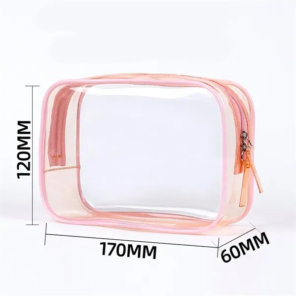PVC Travel Cosmetic Bag for Women and Men
