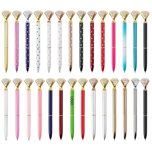 Ballpoint Pen Metal With Diamonds