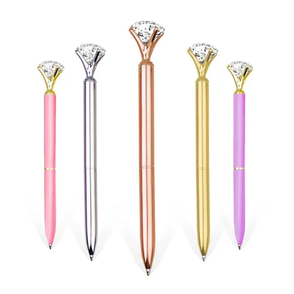 Ballpoint Pen Metal With Diamonds
