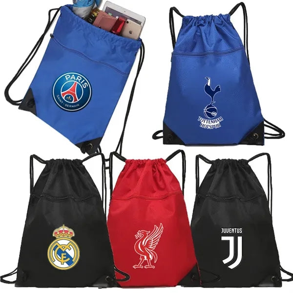 Waterproof Drawstring Backpack Bag with Zip Pocket