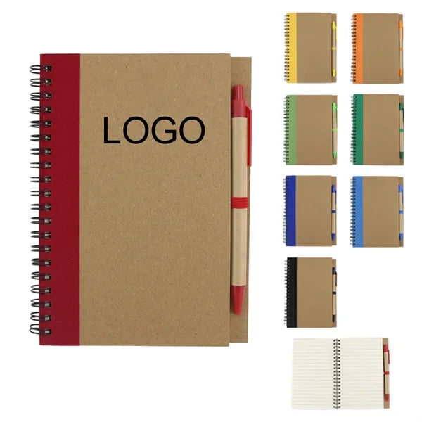 Spiral Notebook with Pen