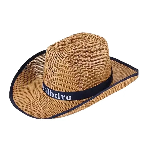 Summer Straw Cowboy Hat