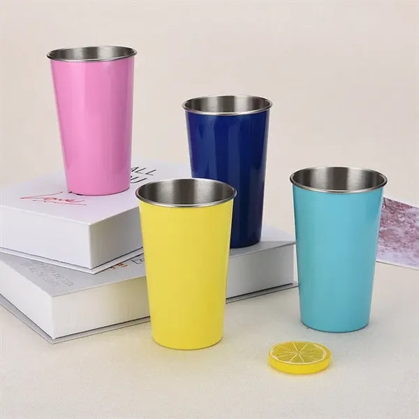 16.9 Oz. Stainless Steel Beer Cups