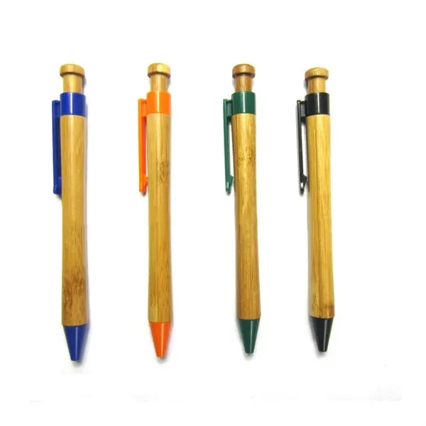 Bamboo Retractable Eco-Pen
