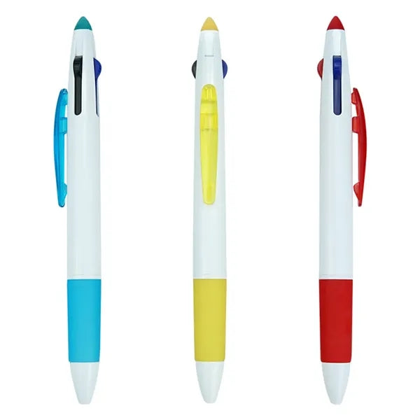 Rocket Head Three-color Ballpoint Pen