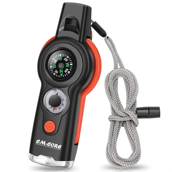 7-in-1 Emergency Survival Function Whistle