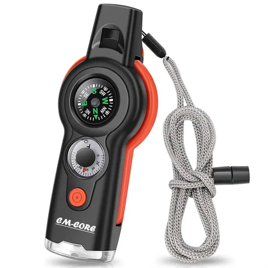 7-in-1 Emergency Survival Function Whistle