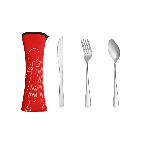 Stainless Steel Camping Cutlery Knife Fork Spoon Flatware