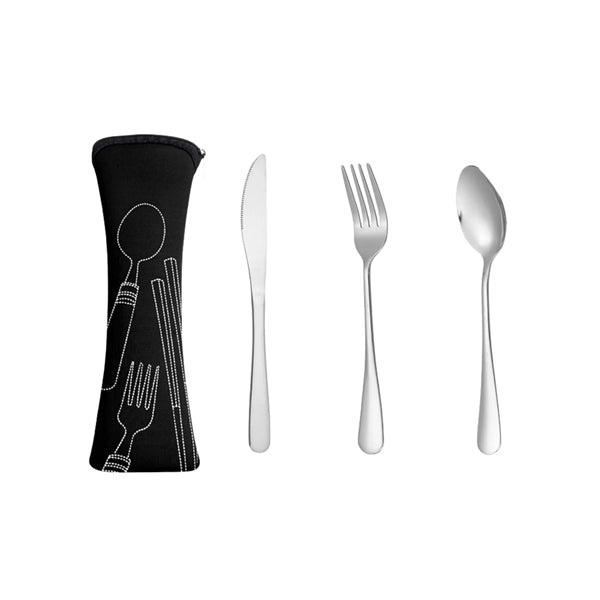 Stainless Steel Camping Cutlery Knife Fork Spoon Flatware