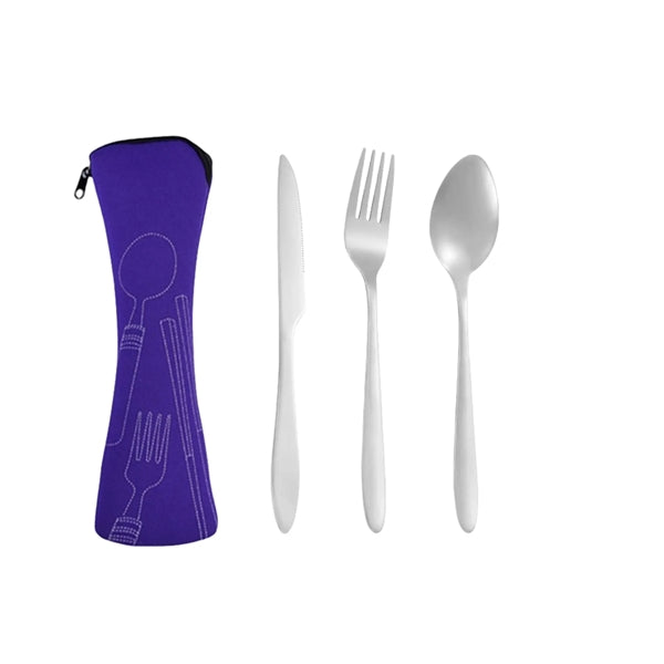 Stainless Steel Camping Cutlery Knife Fork Spoon Flatware