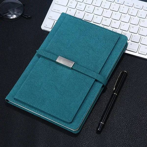 A5 Faux Leather Notebooks 5.8" W x 8.2" H For Office