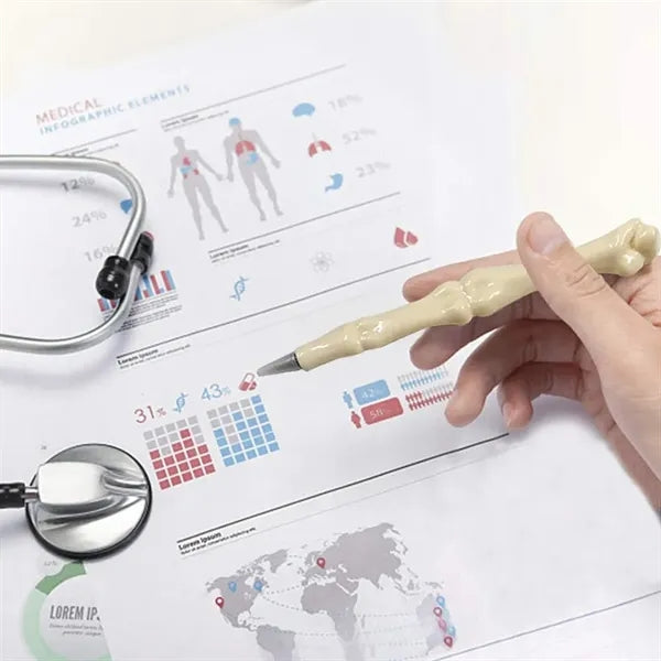 Novelty Bone Shaped Ballpoint Pen