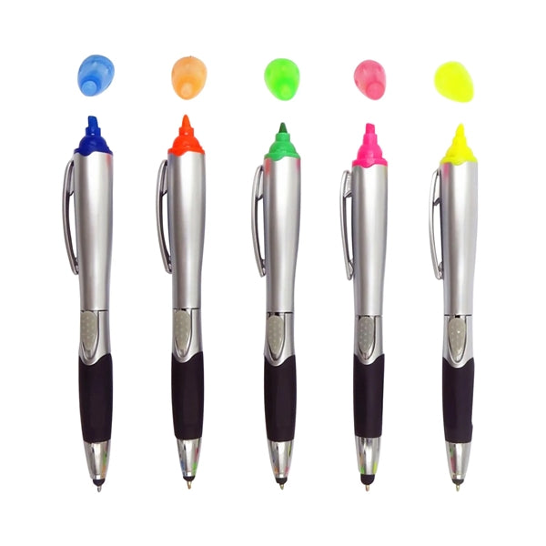 Shining Barrel Pen With Highlighter Stylus