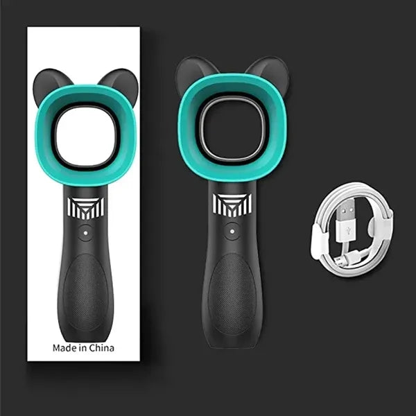 Cute Cat Handheld Cooling Bladeless Fan