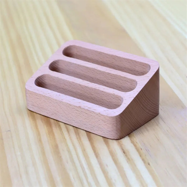 Creative Solid Wood Card Holder