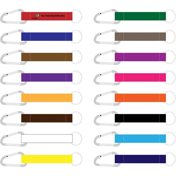 Protable Short Lanyar With Carabiner and Keyring