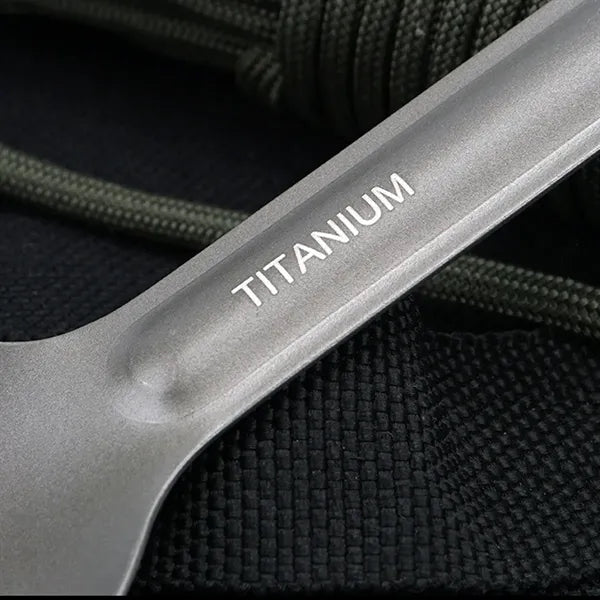 Lightweight Camping Titanium Spork Spoon