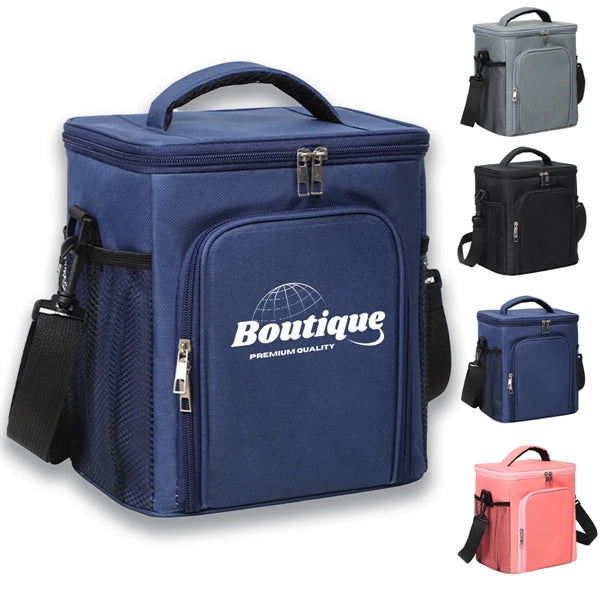 Large Capacity Square Insulation Handbag Lunch Tote Bag