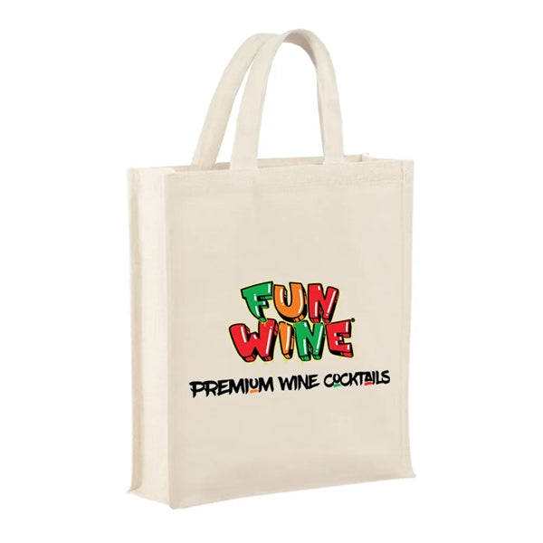 3-Bottle Heavy Cotton Canvas Tote