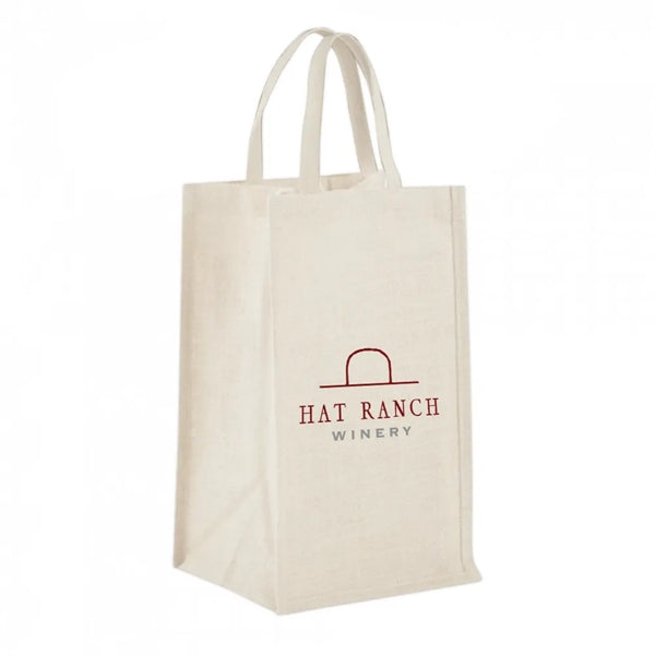 4-Bottle Heavy Cotton Canvas Tote