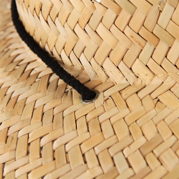 Lifeguard Straw Hat Patch And Full Color Underbrim Imprint