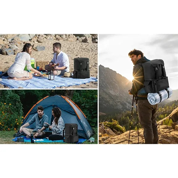 Logo Insulated Leakproof Cooler Picnic Double Layer Backpack