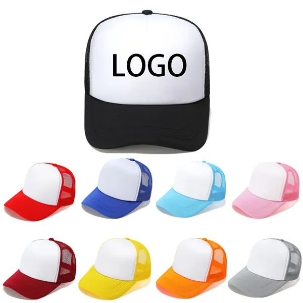 Sponge Mesh Duck Tongue Cap