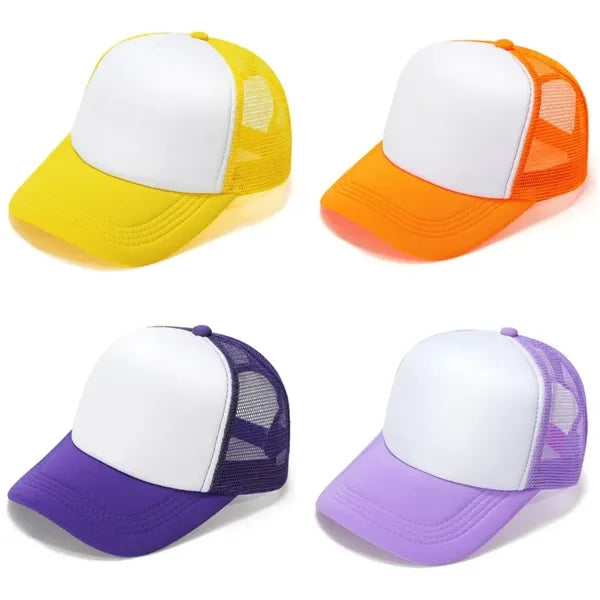 Sponge Mesh Duck Tongue Cap
