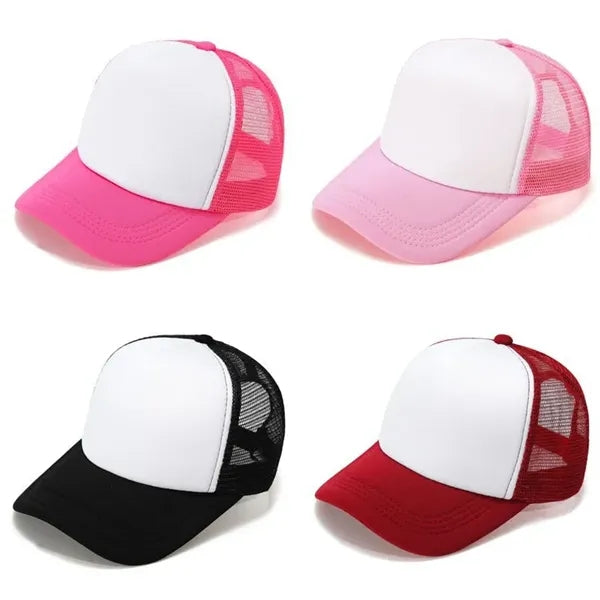Sponge Mesh Duck Tongue Cap