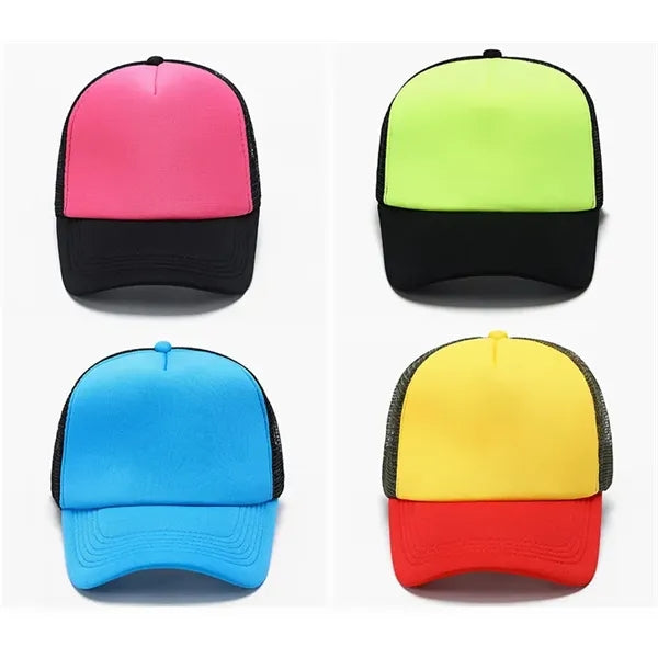Sponge Mesh Duck Tongue Cap
