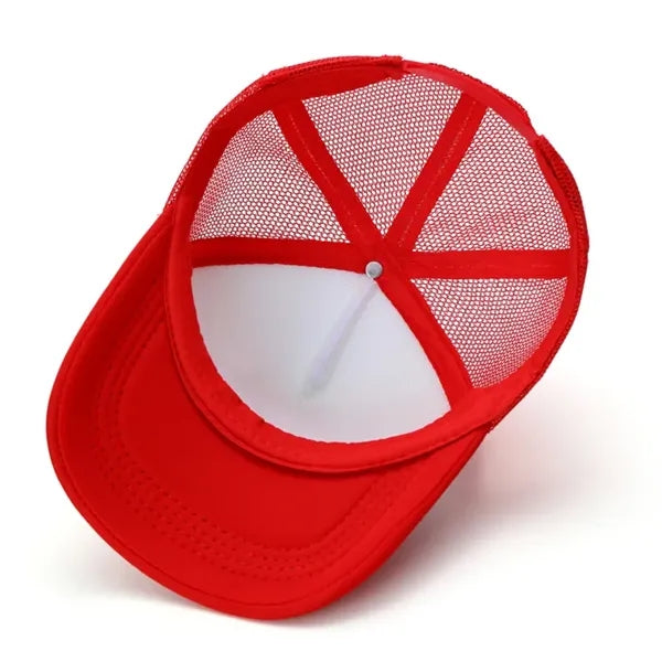 Sponge Mesh Duck Tongue Cap