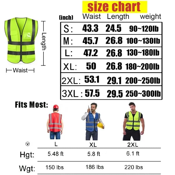 High Visibility Safety Vest