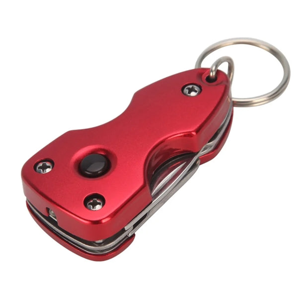 7 In1 LED Foldable Multitool Keychain