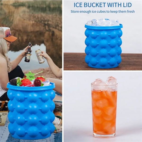Large Ice Cube Mold Bucket