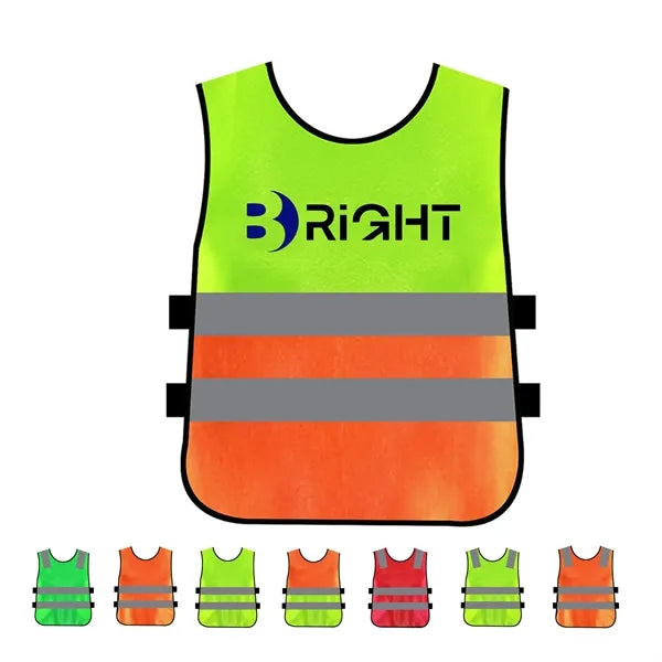 High Visibility Safety Reflective Strips Vest