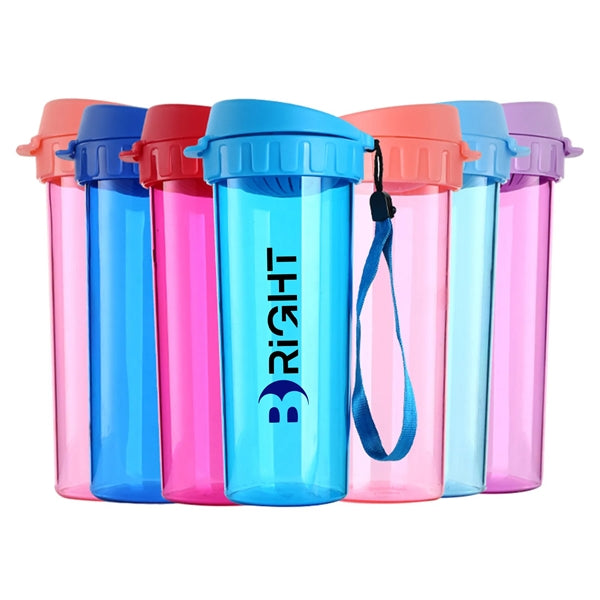 Plastic Wide Mouth Drinking Bottle