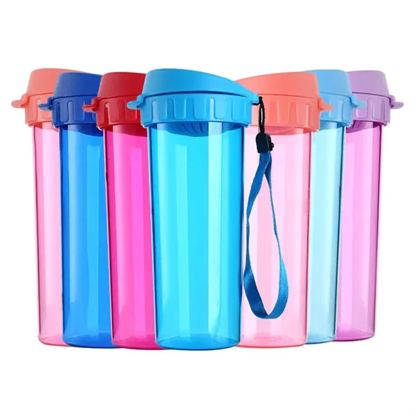 Plastic Wide Mouth Drinking Bottle