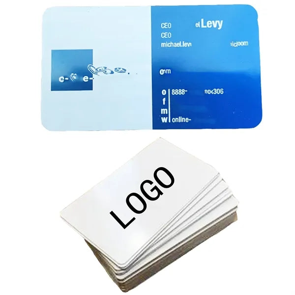 Metal Aluminum business card-Laser Engraving