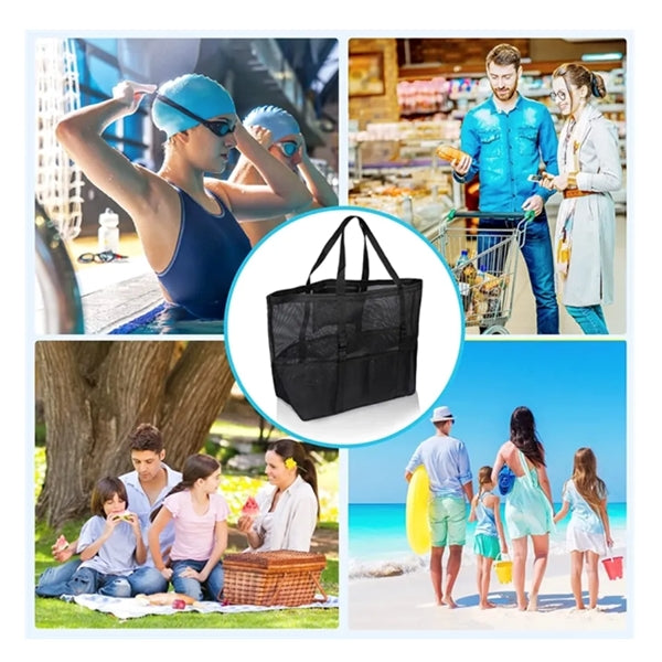 Large Capacity Mesh Beach Bag