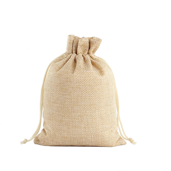Jute Drawstring Gift Bag