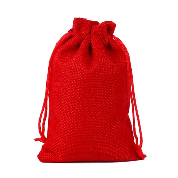 Jute Drawstring Gift Bag