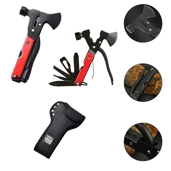 14 in 1 Multifunctional Stainless Steel Axe Claw Hammer