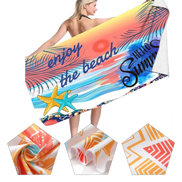 Full Color Oversized Beach Towel