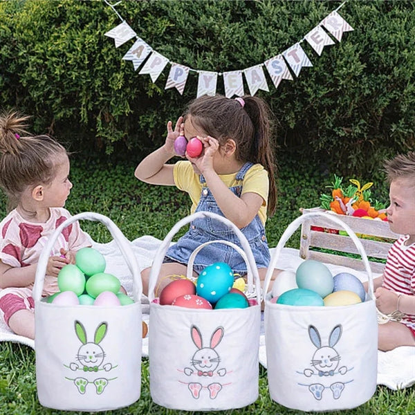 Easter Bunny Bag Bucket for Egg Hunt