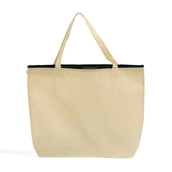 Zip-Top Non-Woven Tote Bag